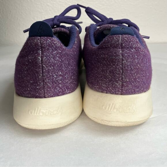 Allbirds running shoes womens 7 Wool runners purple exercise gym running - Picture 3 of 7